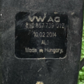 Замок задних ремней центральный   8V0857739QVZ