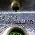 Петля дверей задня права верхня Skoda Fabia I (1999-2007) 6Y0833402C