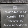 Ремінь безпеки задній лівий  Skoda Octavia II (2004-2013) 1Z0857447B