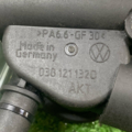 Фланец системы охлаждения (тройник) B6 Skoda Octavia II 038121132D