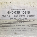 Магнітофон Volkswagen  4H0035108B