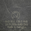Замок ременя безпеки Volkswagen  6V0857739FMNB