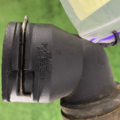 Фланець системи охолодження Volkswagen Passat B6 3C0122291