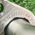 VAG 03L131521AK Трубка рециркуляцiї ВГ Volkswagen Passat B6 03L131521AK