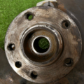 Поворотный кулак лев под вставной аморт VW T5 Volkswagen  7H0407257G