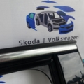 Молдинг, рамки скла задньої правої дверьки Volkswagen Tiguan I (2007-2016)