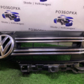 Решетка радиатора (хром та значок цілий) Volkswagen Tiguan I (2007-2016) 5N0853651H9B9