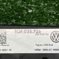 Блок USB центральної консолі  Volkswagen Tiguan II (2016-до тепер) 5QF035726
