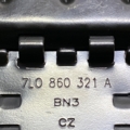 противідкатні пристрої (башмак) Volkswagen Tiguan II (2016-до тепер) 7L0860321A
