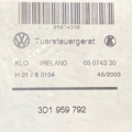 Моторчик склопідйомника передній правий Volkswagen Touareg I (2002-2010) 3D1959792
