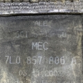 Пас безпеки задній правий Volkswagen Touareg I (2002-2010) 7L0857806A
