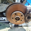 Передній правий тормозний диск таурег 1 Volkswagen Touareg I (2002-2010) 7L6615301N