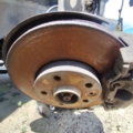 Передній правий тормозний диск таурег 1 Volkswagen Touareg I (2002-2010) 7L6615301N