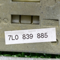 Зовнішня ручка дверей лівих задніх дверей Volkswagen Touareg I (2002-2010) 7L0839885
