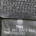 Ремінь безпеки передній лівий  Volkswagen Transporter T5 (2003-2015) 7H0857805F